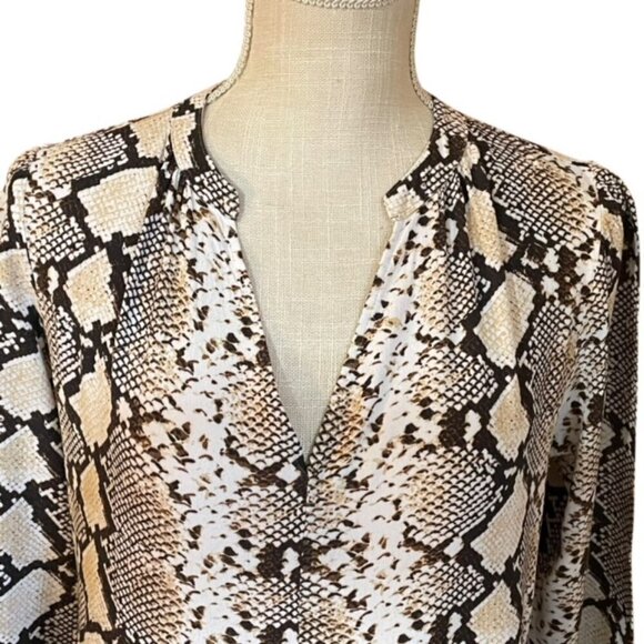 MAEVE by Anthropologie Juno Snakeskin Print Dress - Size Small - Picture 4 of 8